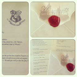 harry potter acceptance letter