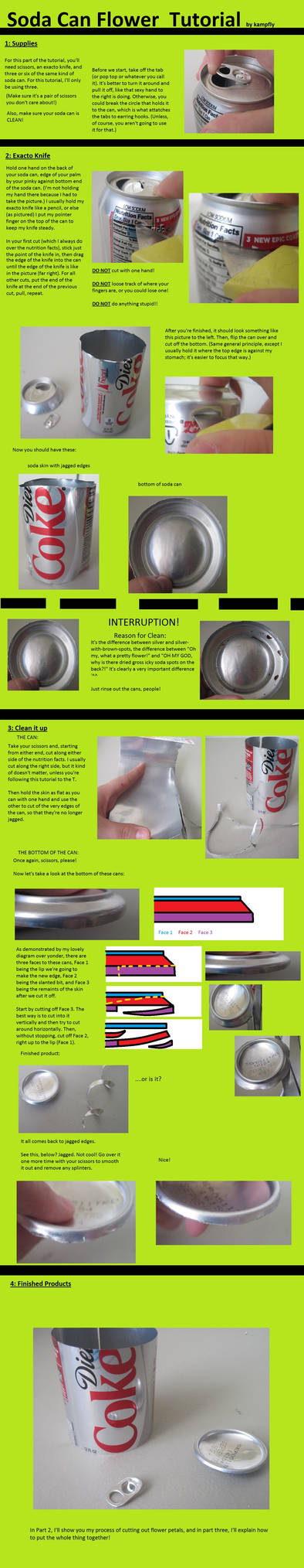 Soda Flower tutorial pt 1 by kampfly