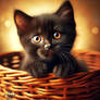 Kitten in a Basket - no. 3