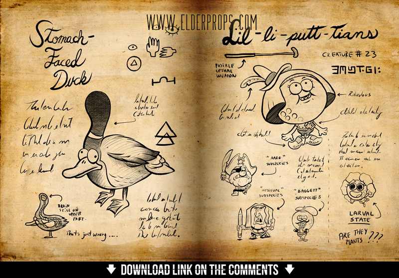 Gravity Falls - Journal 3, Spread32 by jcporcel on DeviantArt