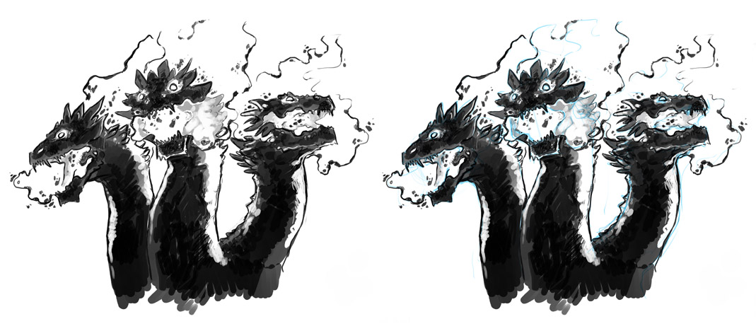 Dragony doodle