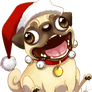 Christmas Pug