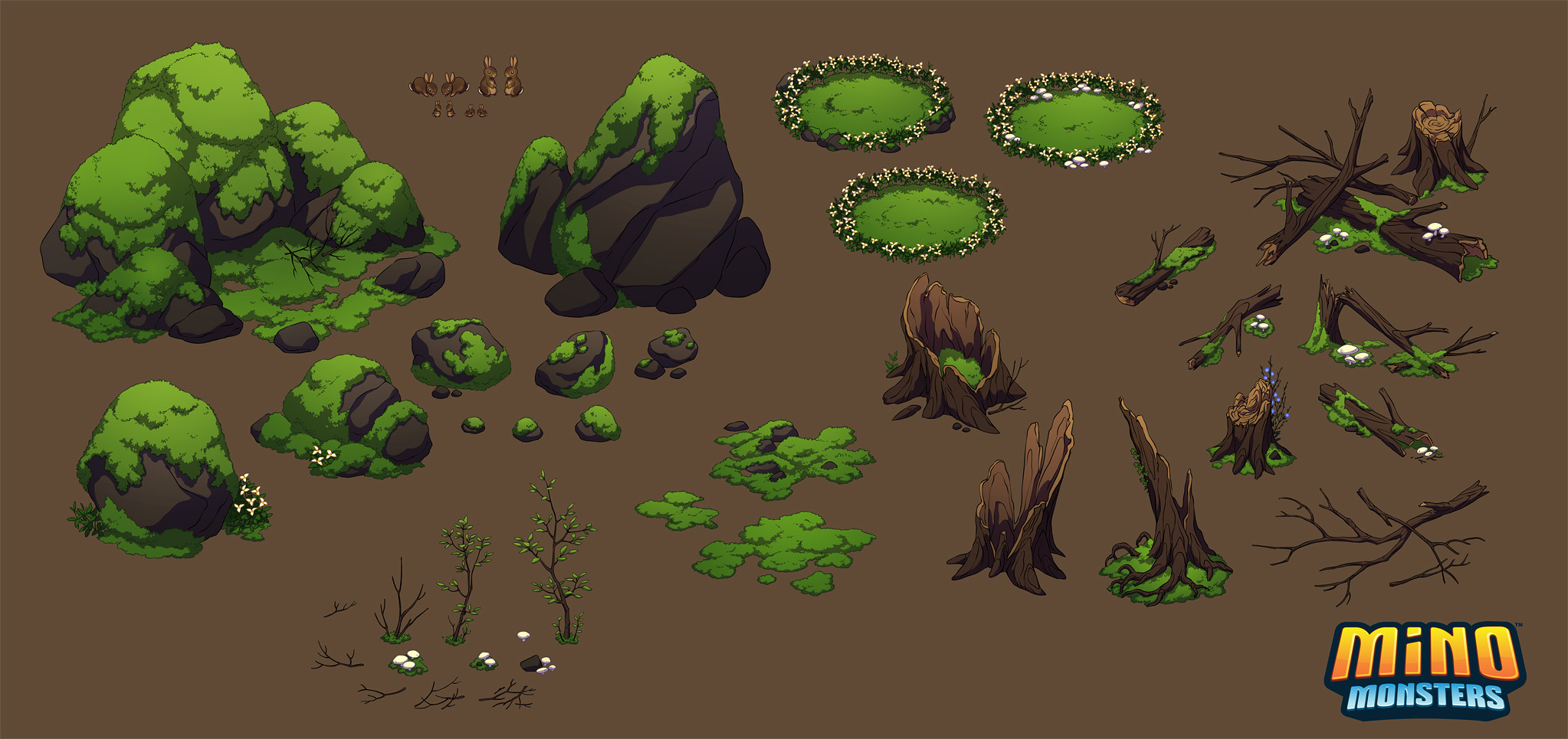 MinoMonsters Forest Assets