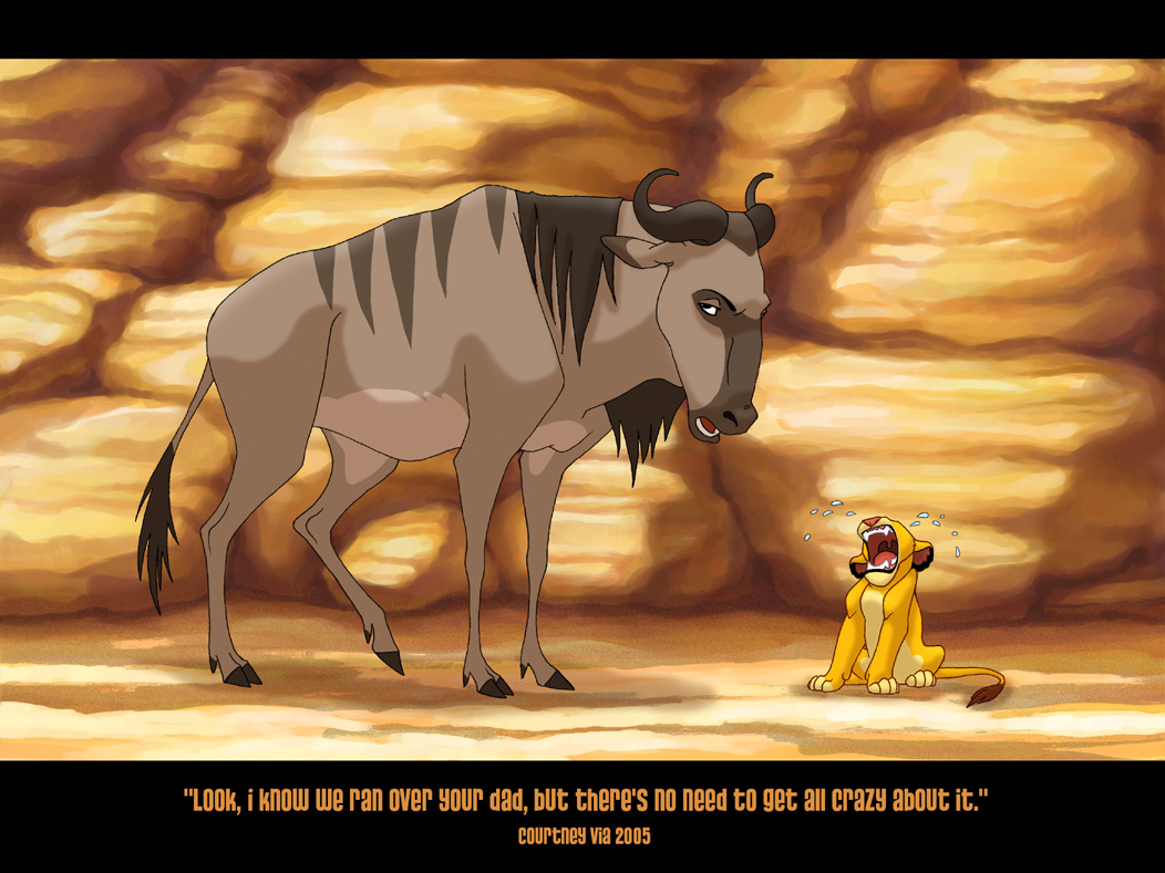 Sympathy from the Wildebeest by hellcorpceo