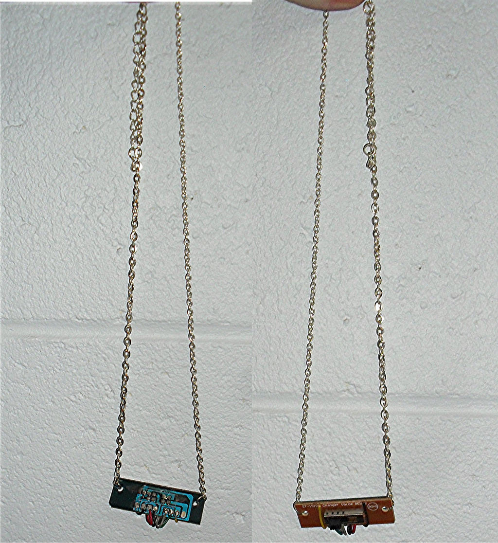 Blue Tec necklace