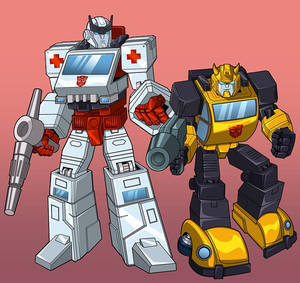 Autobots - Ratchet and Bumblebee