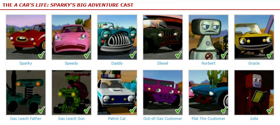 Car Life A Car's Life Sparky's Big Adventure BTVA by Bigjoeg1 on DeviantArt