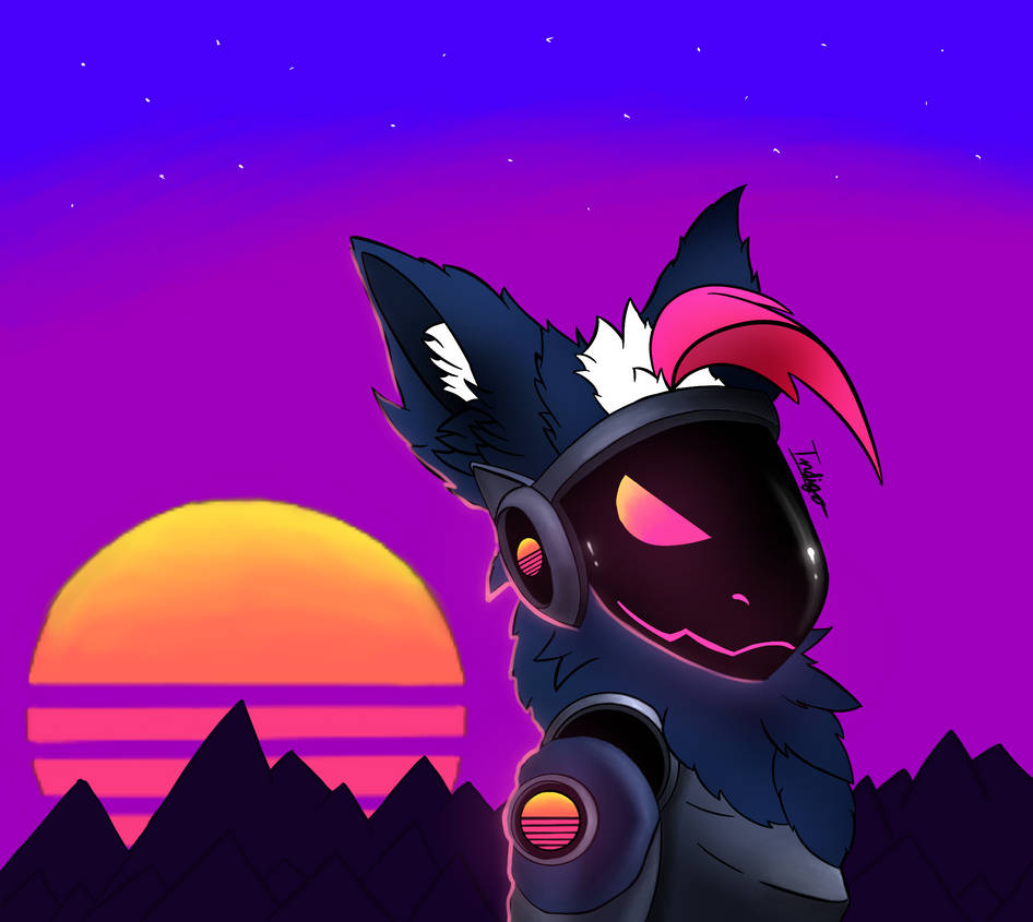 Retro the protogen by Indigo2503 on DeviantArt