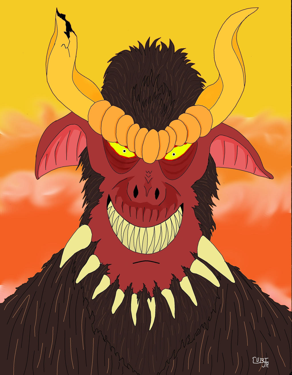 SMILING DEMON by CAPTCURTTT on DeviantArt