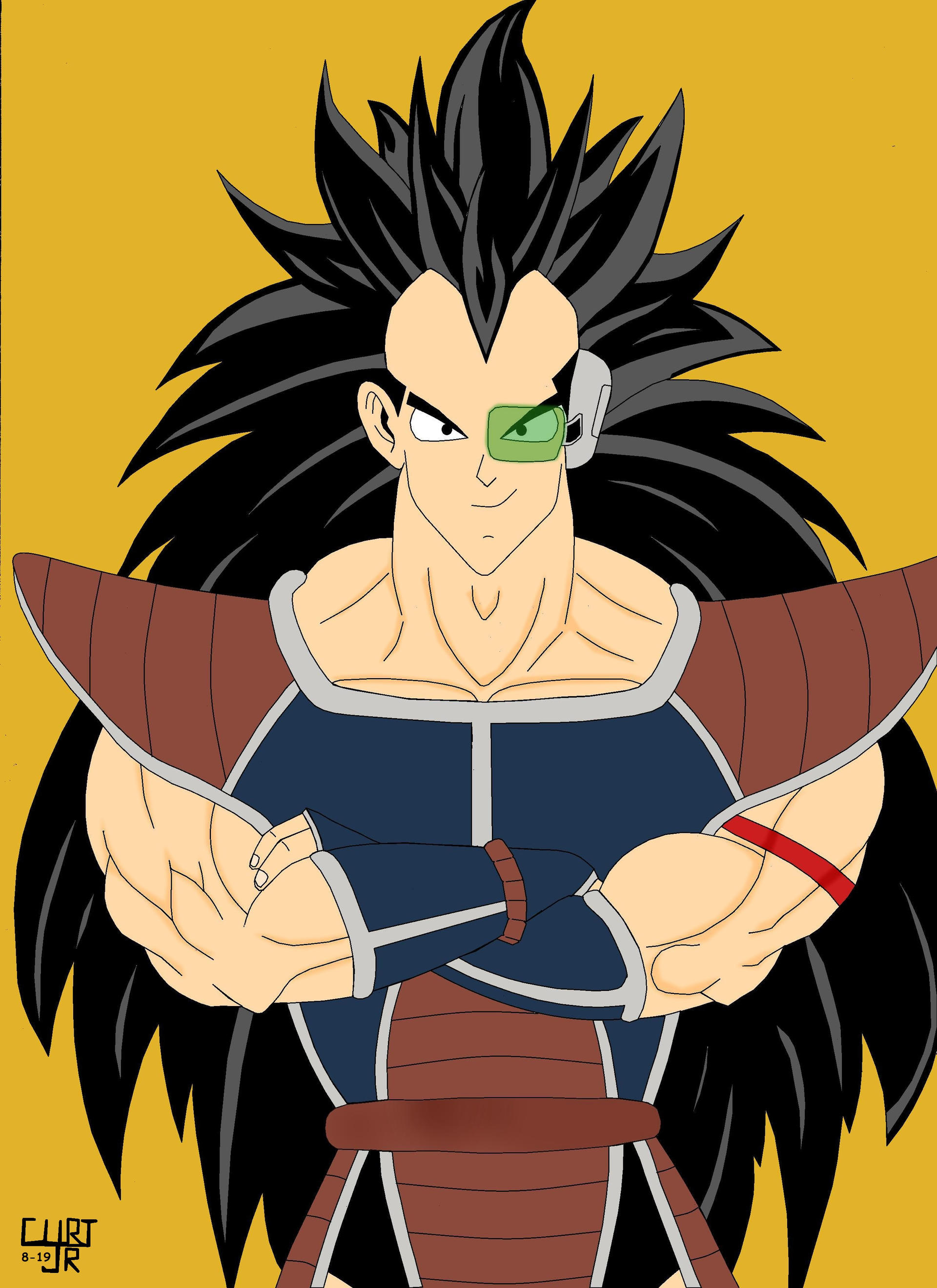 RADITZ from Dragon Ball Z by CAPTCURTTT on DeviantArt