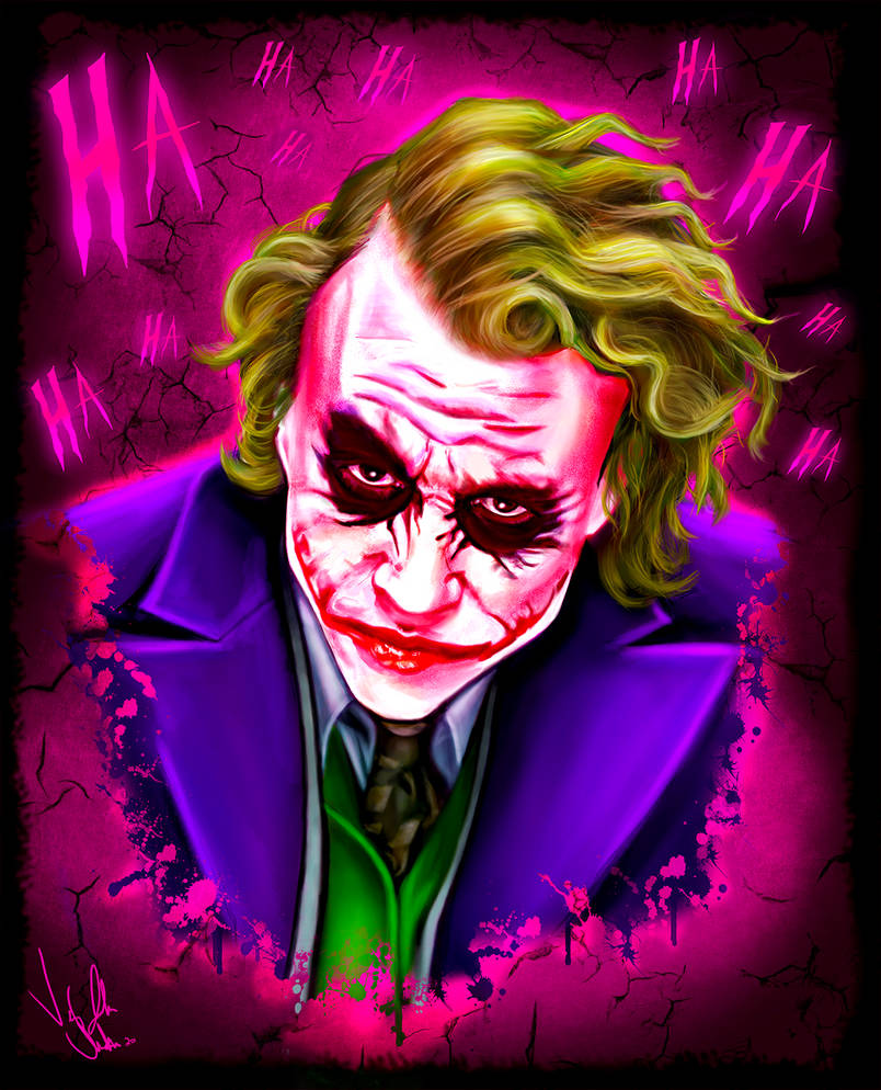 Joker Heath Ledger by Vinnyjohn13 on DeviantArt