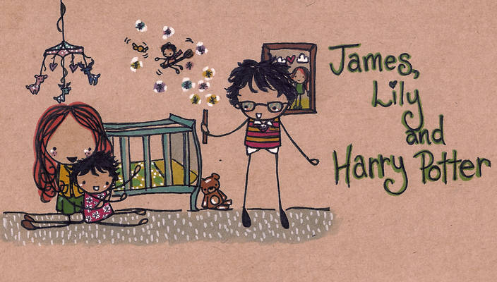 James, Lily and Harry Potter