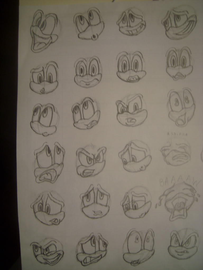 Expression sheet 2 by Sege005 on DeviantArt