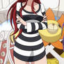 Erza Scarlet In impel down/marine ford