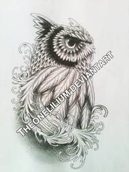 Owl Tattoo Design