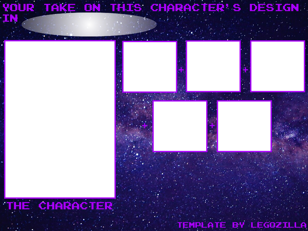 Character Design Templete Your Take on This Character's Design Template by Legozilla on DeviantArt