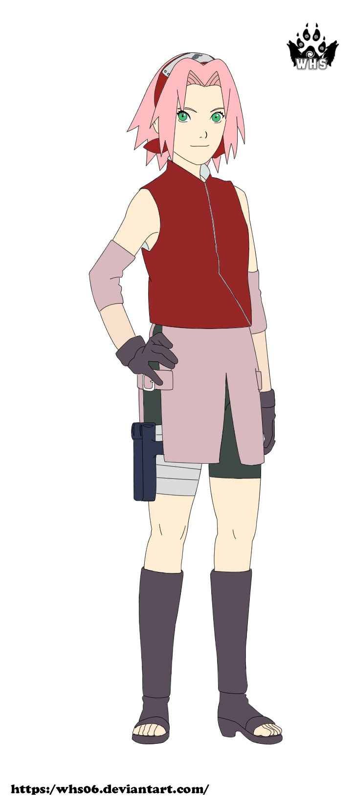 Sakura Haruno (Classic) by Gokusuper on DeviantArt