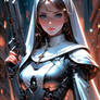 Nun Cybernetic Futuristic
