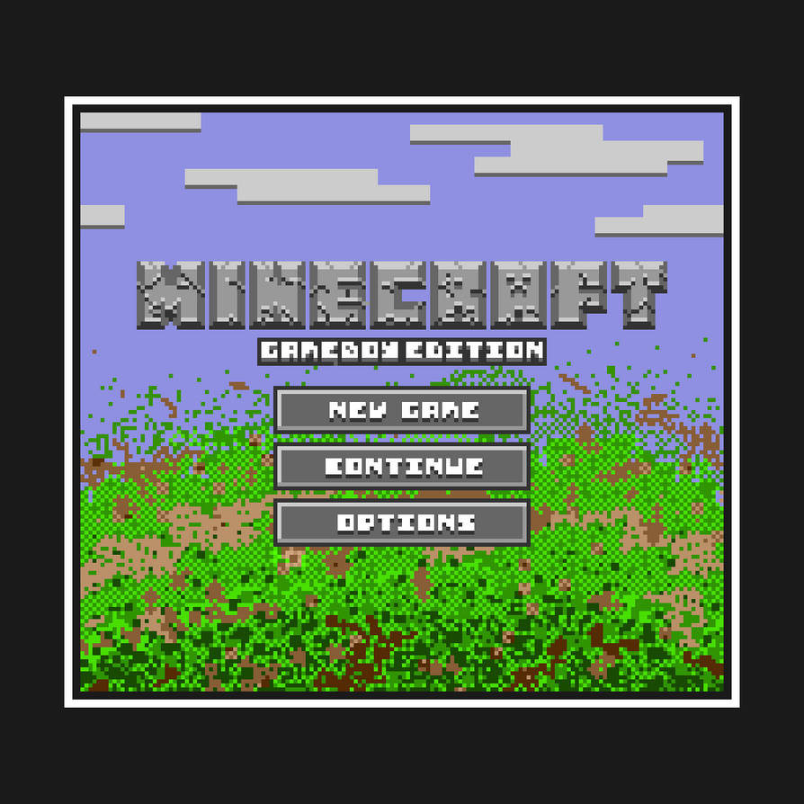 (colored) Minecraft Opening Screen 160x144 by elmohidalgo on DeviantArt