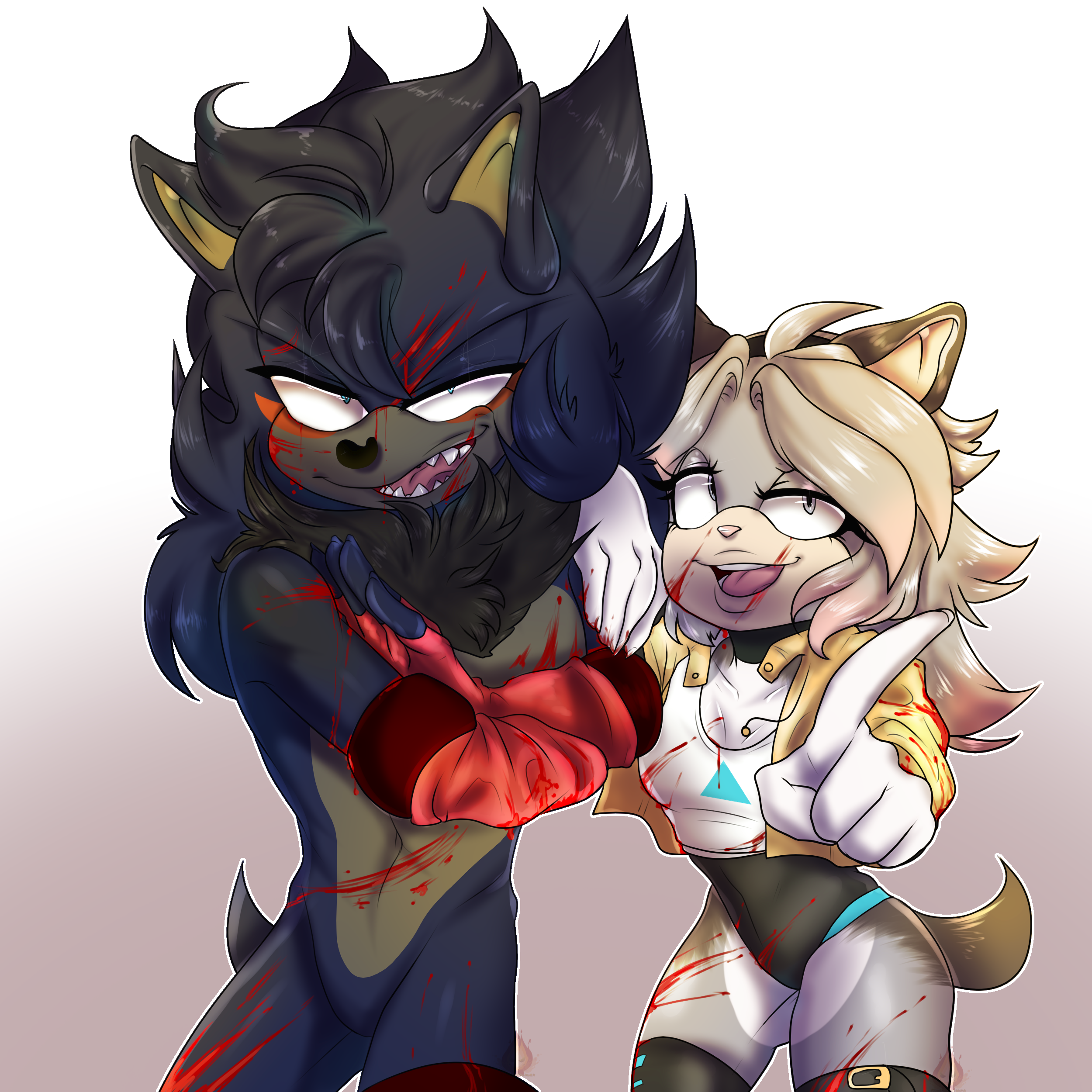 Sonic / Shadow / Silver by LuckTheWolf on DeviantArt