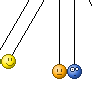 Newton's cradle -- 5