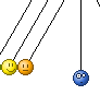 Newton's cradle -- 6