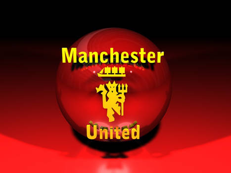 Man U Badge 3D Wallpaper.