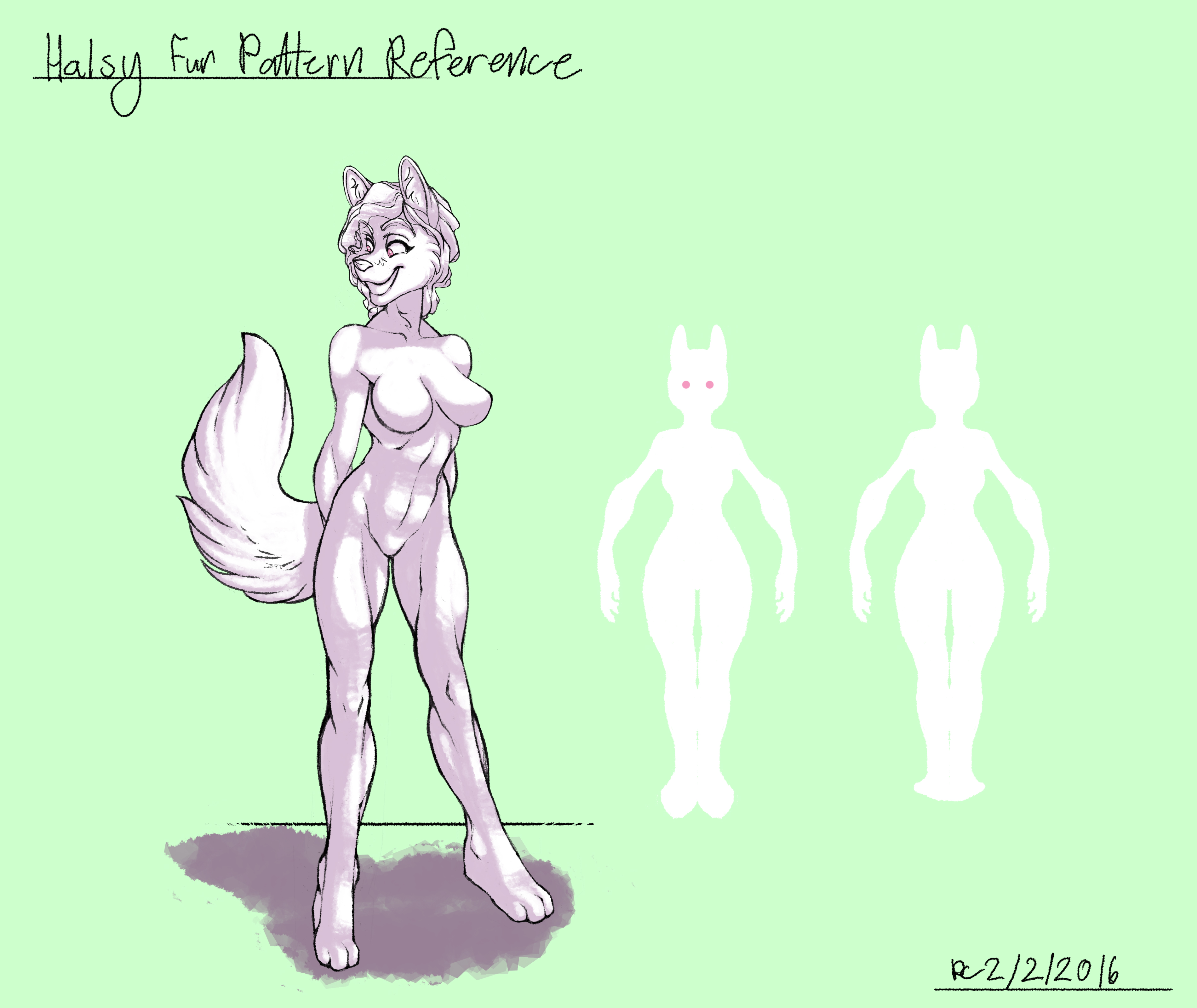 Halsy Fur Pattern Reference