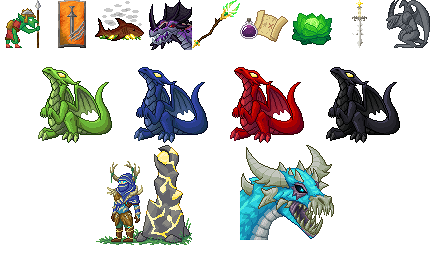 Runscape Sprites RuneScape Pixel Art Assortment by Seakara on DeviantArt