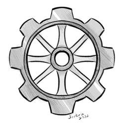 Inktober 2022 Day 30: Gear