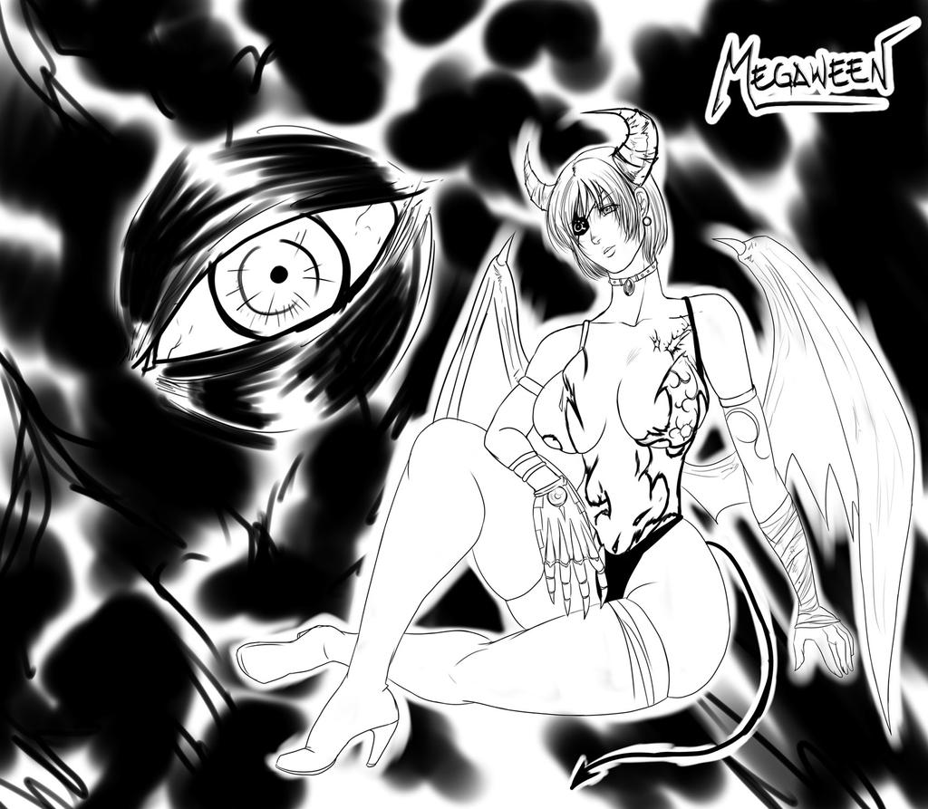 Succubus Lineart