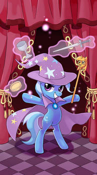 My little pony tarot card 1. Magician Trixie