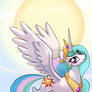 My little pony tarot card 19. The Sun - Celestia