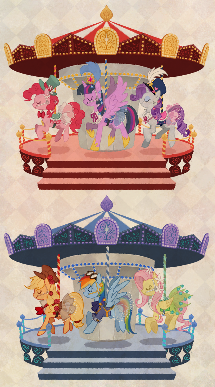 my little pony marry go round