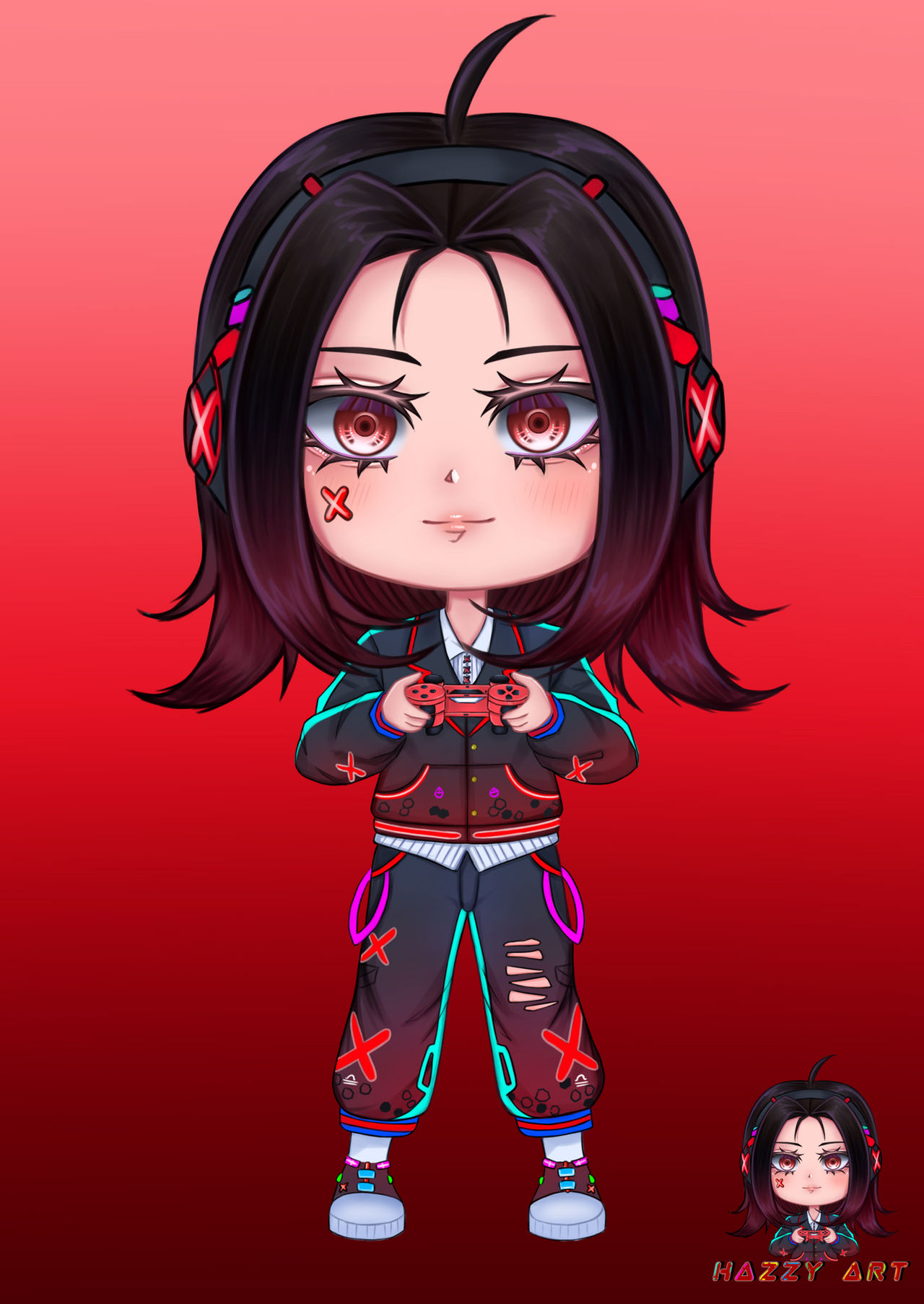 Chibi Computer Oc Oc Chibi by HazZyART19 on DeviantArt