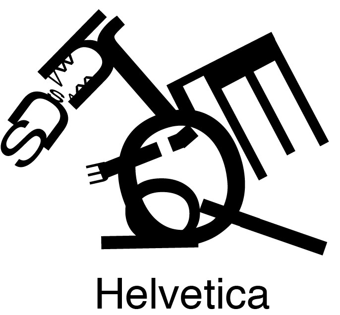 Helvetica Dragon by FeatheredDragon