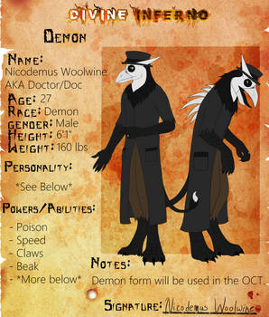 Nicodemus Woolwine - Demon Profile