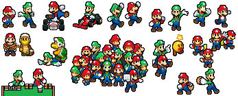 Mario Ds Animation 1 render from all Mario games 9: Nintendo DS by WahooMario on DeviantArt
