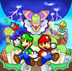 Mario and Luigi: Superstar Saga box art recreation