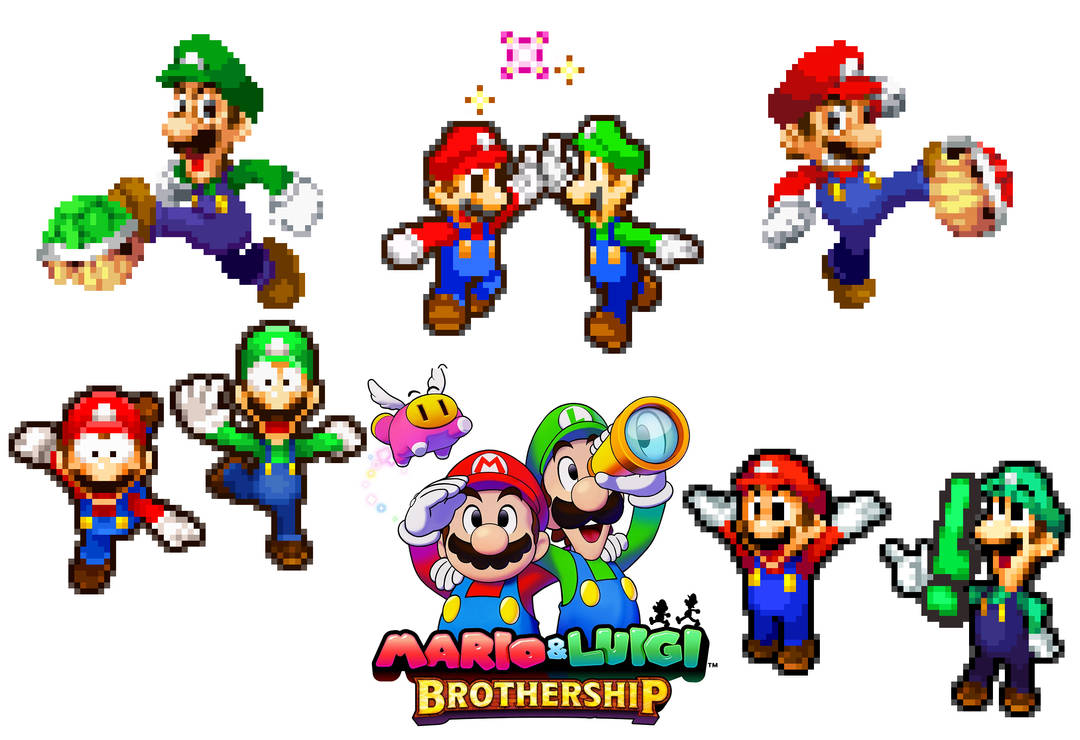 Mario and Luigi tribute for Brothership by WahooMario on DeviantArt