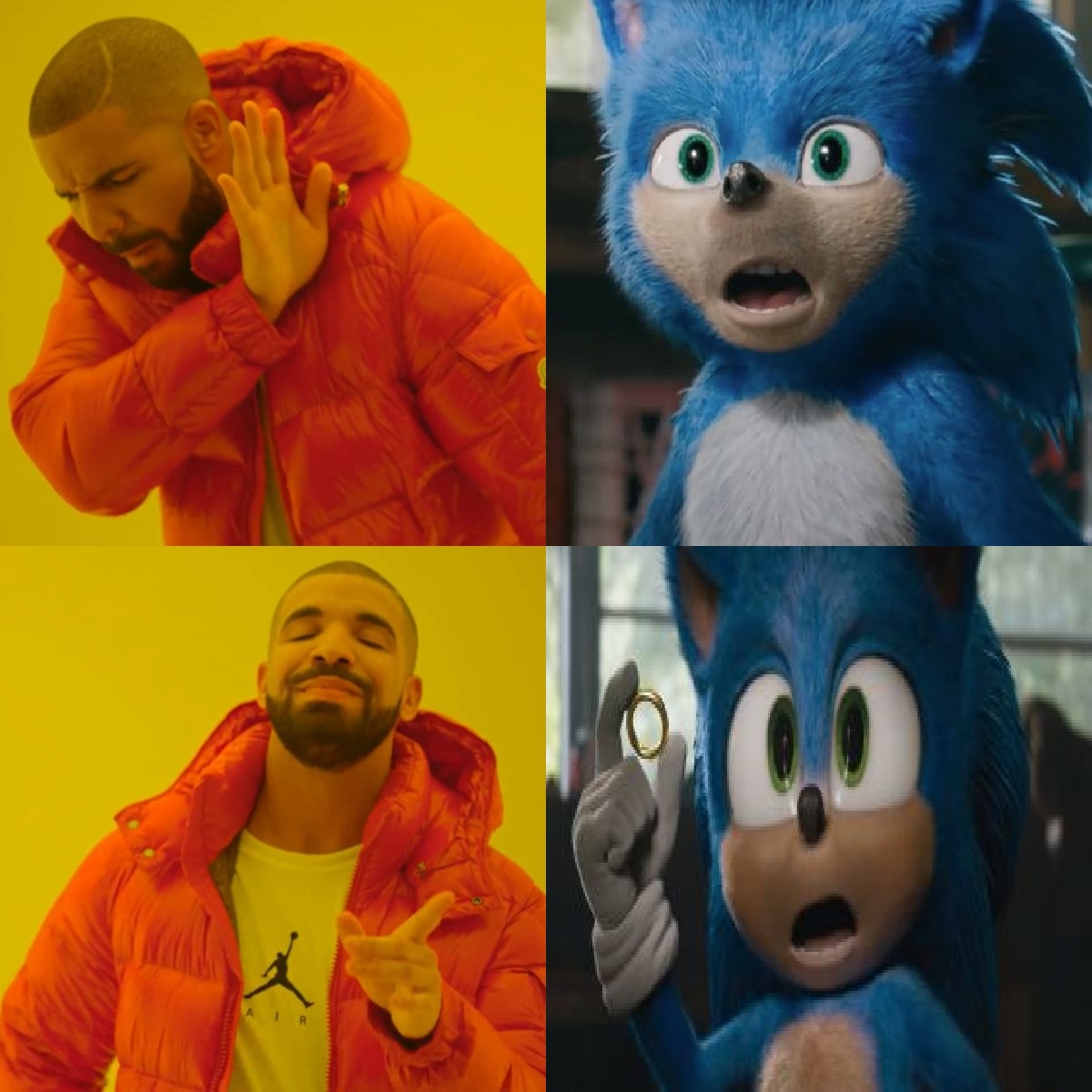 No Yes Meme Sonic New Vs Old Meme By Superneung47 On Deviantart