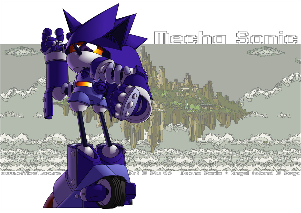 Art Loopersum — Metal Sonic Week, Part 3: Mecha Sonic Mk. 3 Aim