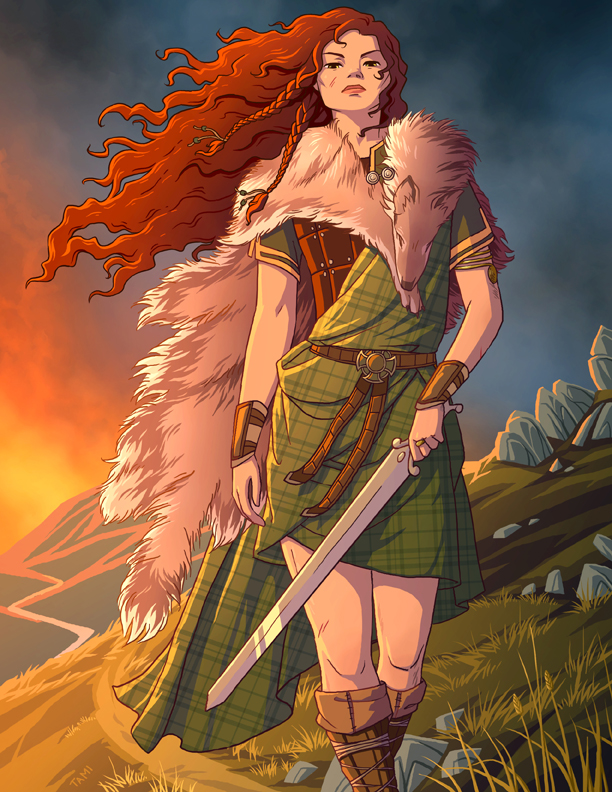 Celtic warrior by AledThompsonArt on DeviantArt