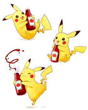 Pikachu and Ketchup