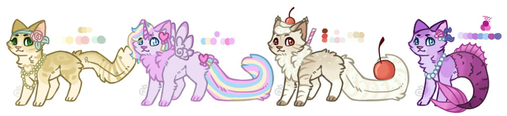 Pastel Adopts 1 (3/4 Open) LOWERED PRICES