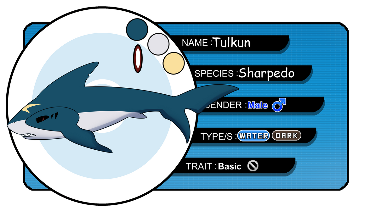 Tulkun The Sharpedo (Lvl7) by Angeltheleo on DeviantArt