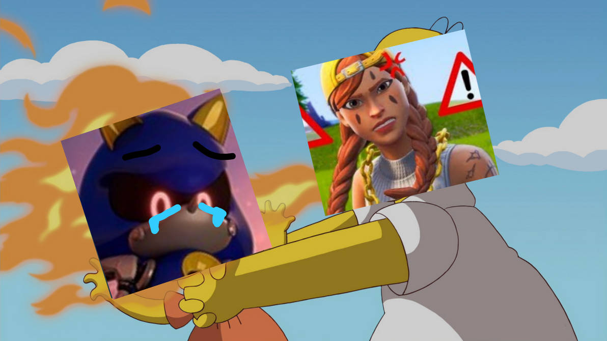 Fortnite Use Flamethrower On Stupid MetalSonicCD by ThanosVillians on