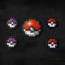 Mini Pokeballs [Perler Art]