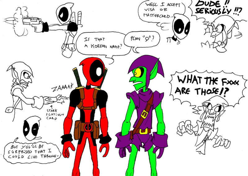 Gobby and Deadpool