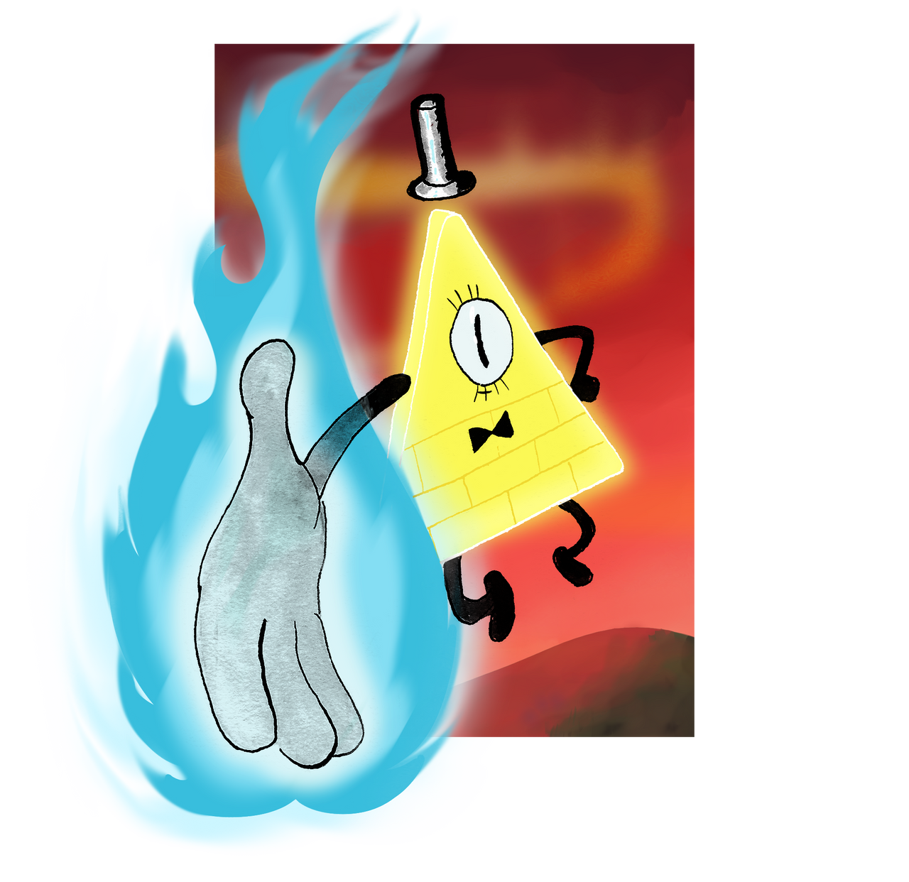 6 fan arts challenge : Bill Cipher by jihef03 on DeviantArt
